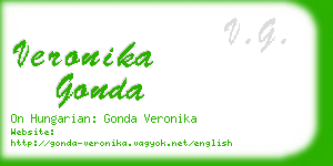 veronika gonda business card